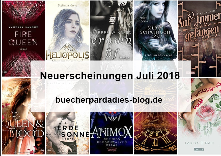 Buchneuerscheinungen Juli 2018 – Teil 1 – Carlsen-,LYX, Loewe-,Thienemann-, und Oetingerverlag